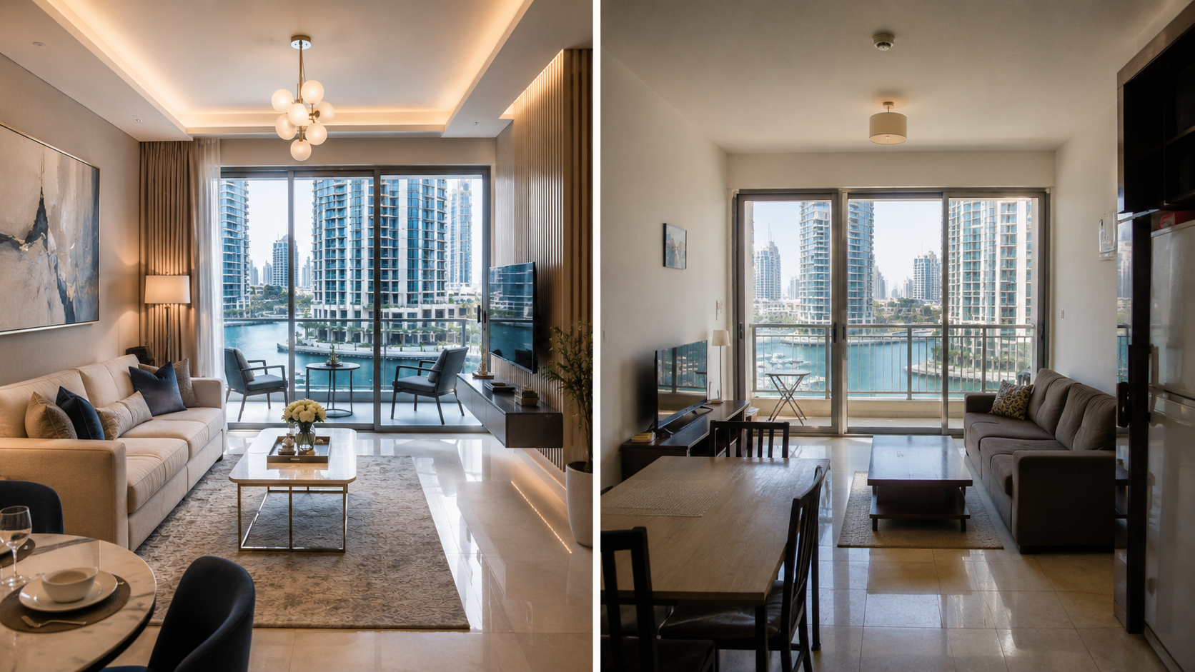Dubai short term and long term rental property comparison