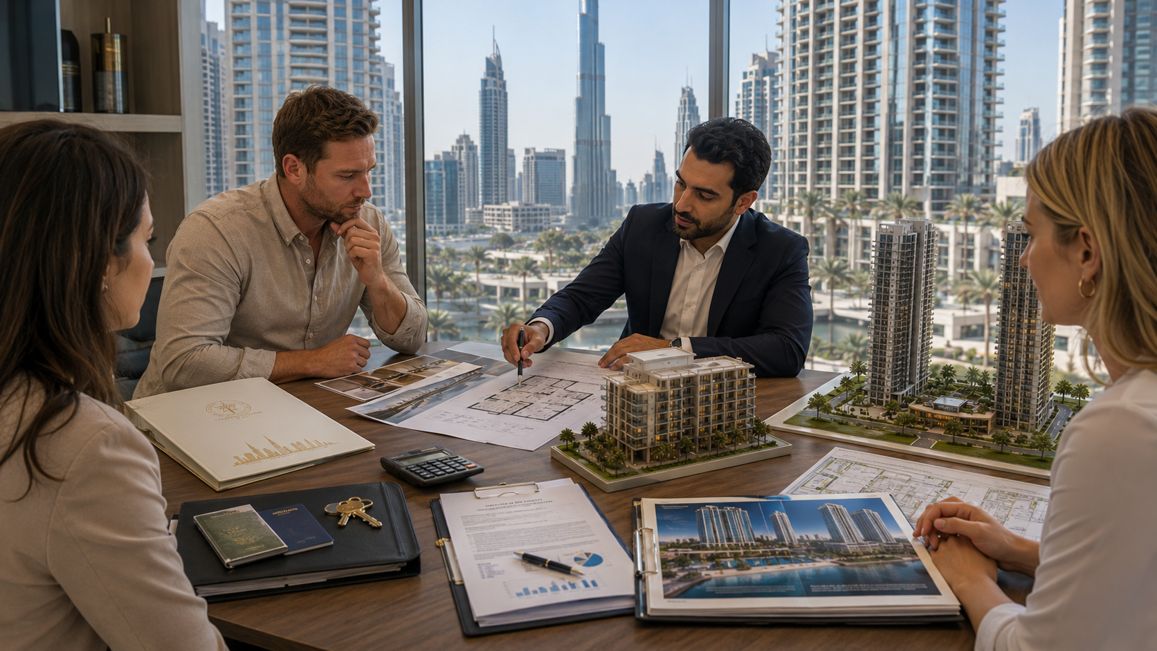Dubai property registration agency service charge and Oqood buying costs