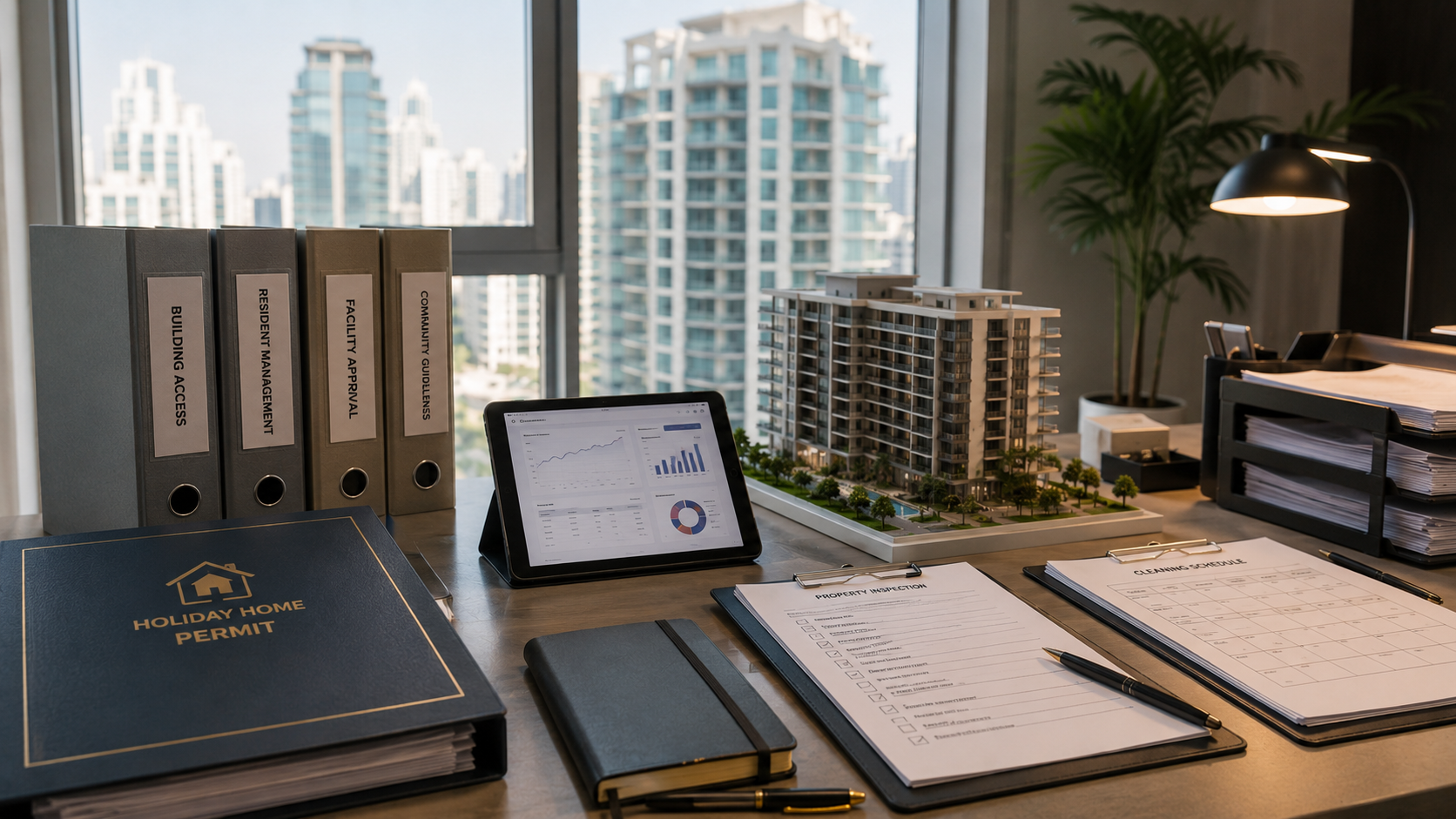 Dubai holiday home licensing building approval and property management