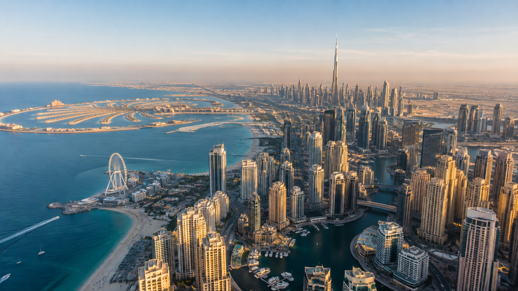 Dubai Marina JBR Downtown Palm Jumeirah and Business Bay short term rental areas