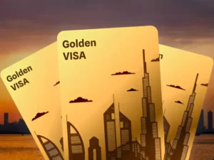 Dubai Golden Visa cards representing residency opportunities through property investment in Dubai.