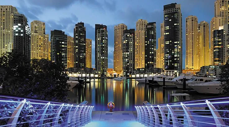 Dubai Marina luxury waterfront towers representing high-end Dubai investment properties for Adelaide buyers.